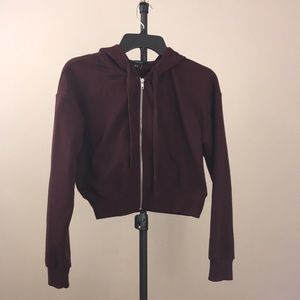 A cropped jacket
